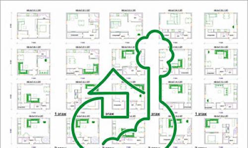 Планировка одноэтажных домов: фото, проекты Одноэтажный дом 8х11